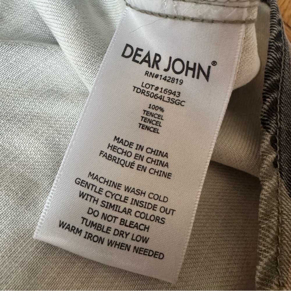 Dear John Camo Dress Button Down Utility Collared Long Sleeve Mini Cinch Waist - Picture 4 of 7